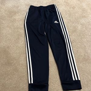 Boys youth size M (10/12) navy three stripe pants